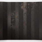 Steampunk Dragonflies op bruine gestreepte achterg Drieluik Wenskaart (Binnenkant midden)