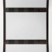 Steampunk Dragonflies op bruine gestreepte achterg Drieluik Wenskaart (Binnenkant midden)