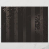 Steampunk Dragonflies op bruine gestreepte achterg Flyer (Achterkant)