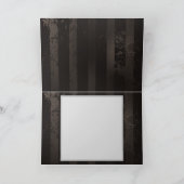 Steampunk Dragonflies op bruine gestreepte achterg Kaart (Binnen)