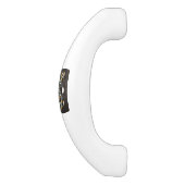 Steampunk Dragonflies op bruine gestreepte achterg Keramische Kastgreep (Zijkant)