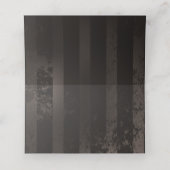 Steampunk Dragonflies op bruine gestreepte achterg Klantenkaartje (Binnenkant ongevouwen)