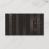 Steampunk Dragonflies op bruine gestreepte achterg Kortingskaartje (Achterkant)