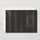 Steampunk Dragonflies op bruine gestreepte achterg Notitiekaartje (Achterkant)