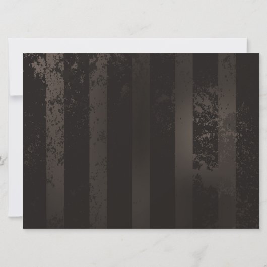 Steampunk Dragonflies op bruine gestreepte achterg Save The Date (Achterkant)