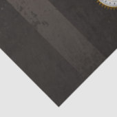 Steampunk Dragonflies op bruine gestreepte achterg Tissuepapier (Detail)