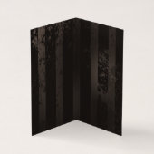 Steampunk Dragonflies op bruine gestreepte achterg Visitekaartje (Binnen)