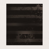 Steampunk Dragonflies op bruine gestreepte achterg Visitekaartje (Binnenkant ongevouwen)