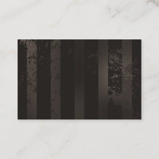 Steampunk Dragonflies op bruine gestreepte achterg Visitekaartje (Achterkant)