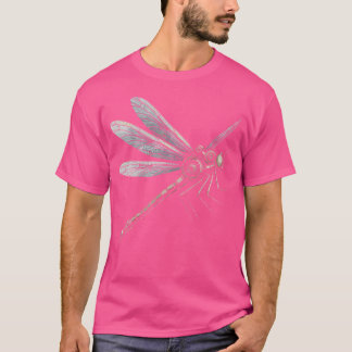Steampunk Dragonfly Victoriaans Kunst Mechanische  T-shirt