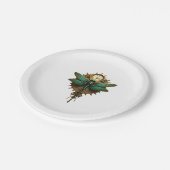 Steampunk Dragonfly Victorian Art Mechanical Steam Papieren Bordje (Gekanteld)