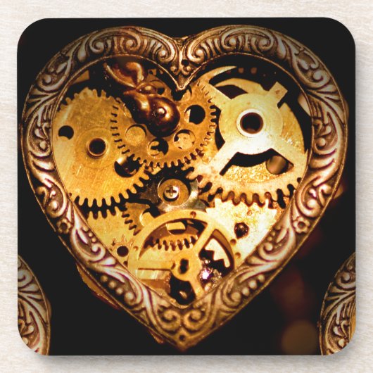 steampunk drankjes onderzetter (Voorkant)