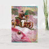 Steampunk Dream Verjaardag Kaart (Voorkant)