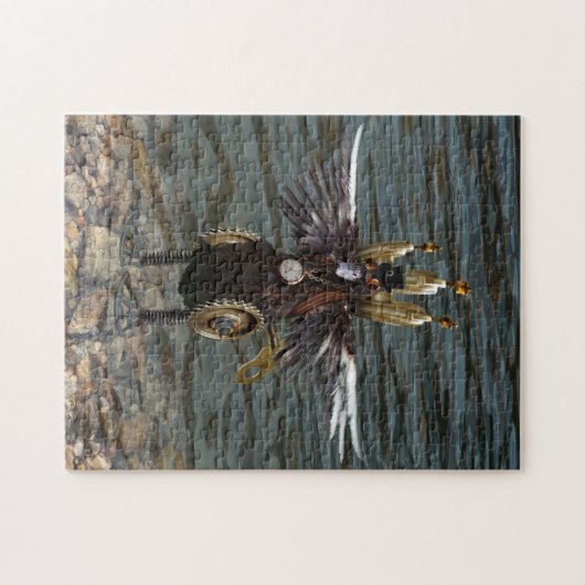 Steampunk Duck Jigzaag Puzzle Legpuzzel (Horizontaal)