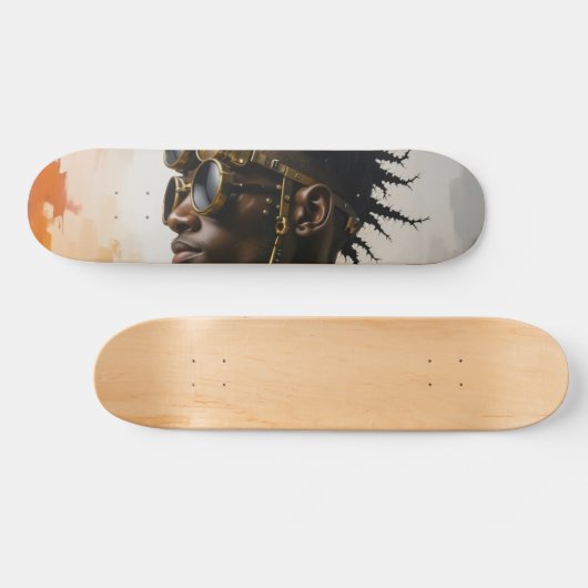Steampunk Dude Skateboard (Horizontaal)