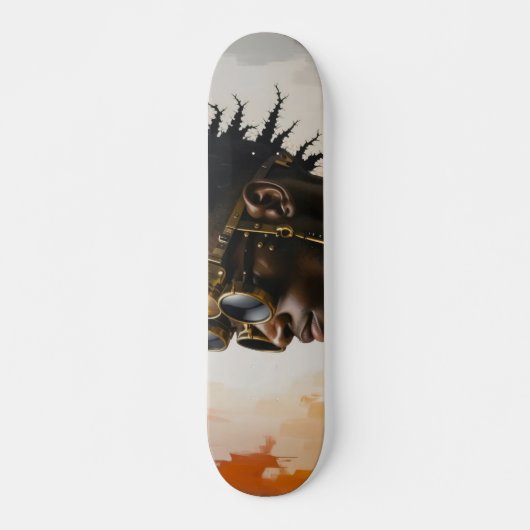 Steampunk Dude Skateboard (Voorkant)