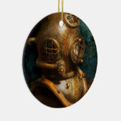 Steampunk - Duiken - De duikhelm Keramisch Ornament (Rechts)