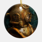 Steampunk - Duiken - De duikhelm Keramisch Ornament (Voorkant)