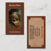 Steampunk - Duiken - De duikhelm Visitekaartje (Voorkant / Achterkant)