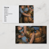 Steampunk - Duiker - Een lading van mijn schouders Visitekaartje (Voorkant / Achterkant)