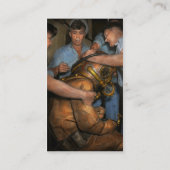 Steampunk - Duiker - Een lading van mijn schouders Visitekaartje (Achterkant)