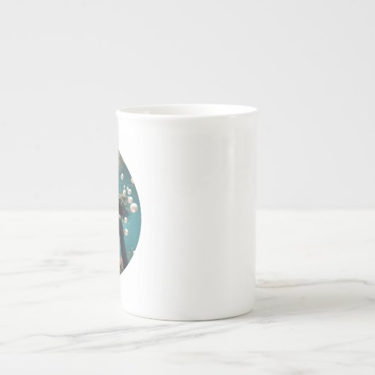 Steampunk duikers duiken voor parels porselein kop (Voorkant)