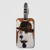 Steampunk Duitse Herdershond     Bagagelabel (Voorkant (verticaal))
