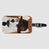 Steampunk Duitse Herdershond     Bagagelabel (Voorkant (horizontaal))