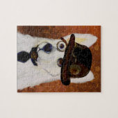 Steampunk Duitse Herdershond Legpuzzel (Horizontaal)