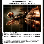 Steampunk Dystopian Fairy Woman EK5R Decoupage Tissuepapier