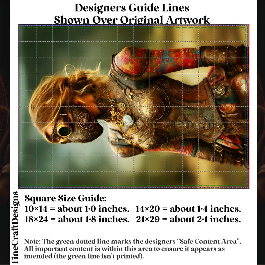 Steampunk Dystopian Woman, Armor EK3L Decoupage Tissuepapier