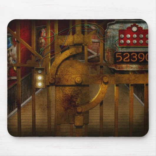 Steampunk - Dystopie - De Gewelven Muismat (Voorkant)