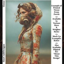 Steampunk Dystopische vrouw in masker EK4L Decoupa