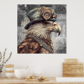 Steampunk Eagle Poster (Keuken)