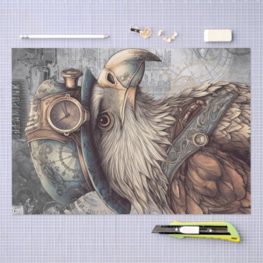 Steampunk Eagle Tissuepapier (Craft)