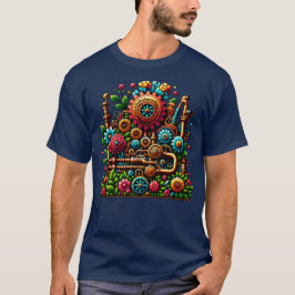 Steampunk Earth Day Garden T-shirt