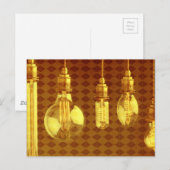 Steampunk Edison Bulbs Briefkaart (Voorkant / Achterkant)