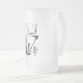 Steampunk Edison Light Bulb Matglas Bierpul (Voorkant rechts)