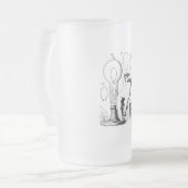 Steampunk Edison Light Bulb Matglas Bierpul (Voorkant links)