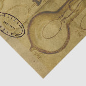 Steampunk Edison Light Bulb Patent Kantoor Tissuepapier (Detail)