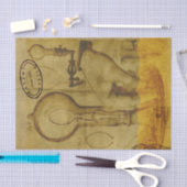 Steampunk Edison Light Bulb Patent Kantoor Tissuepapier (Craft)