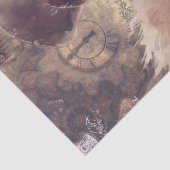 Steampunk Eekhoorn Tissuepapier (Detail)