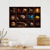 Steampunk - Een doos vol curiositeiten Poster (Keuken)