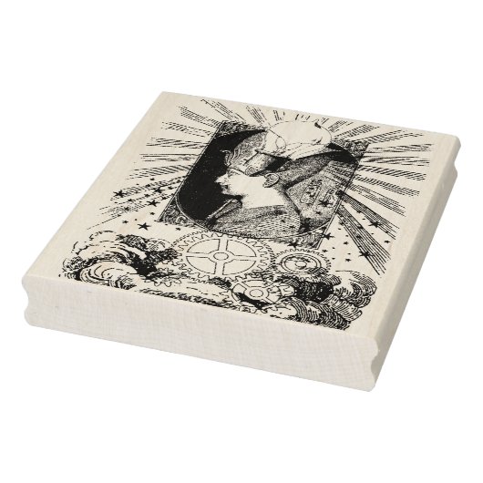 Steampunk Egyptische kunststempel - Een koninklijk Rubberstempel (Stempel)