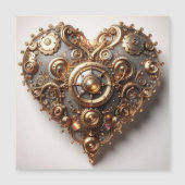Steampunk Elegant Clockwork Gear Heart (Voorkant)