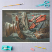 Steampunk Elegant Lady Decoupage Tissuepapier (Craft)