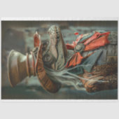 Steampunk Elegant Lady Decoupage Tissuepapier (Voorkant)