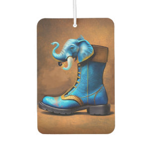 Steampunk Elephant Boot auto luchtverfrisser