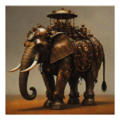 Steampunk Elephant I Perfect Poster (Voorkant)