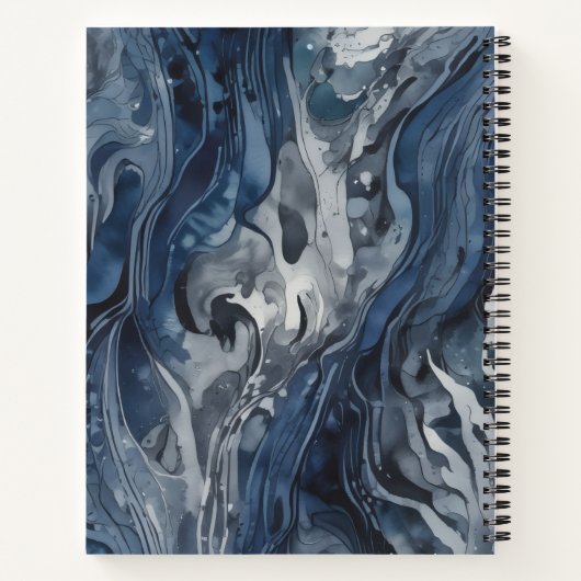 Steampunk en Azul Notitieboek (Achterkant)